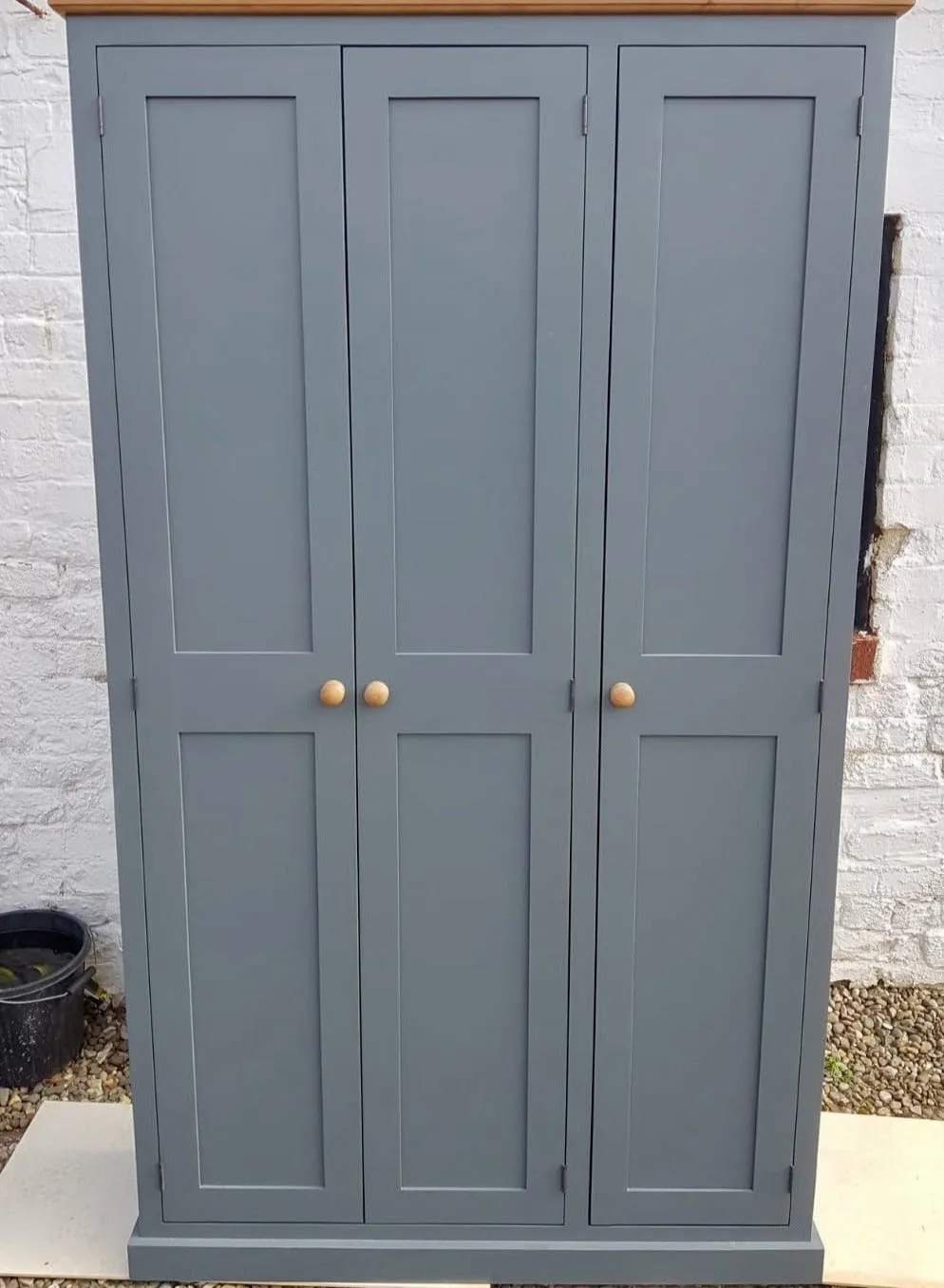 **3 Door Triple Full Hanging Wardrobe