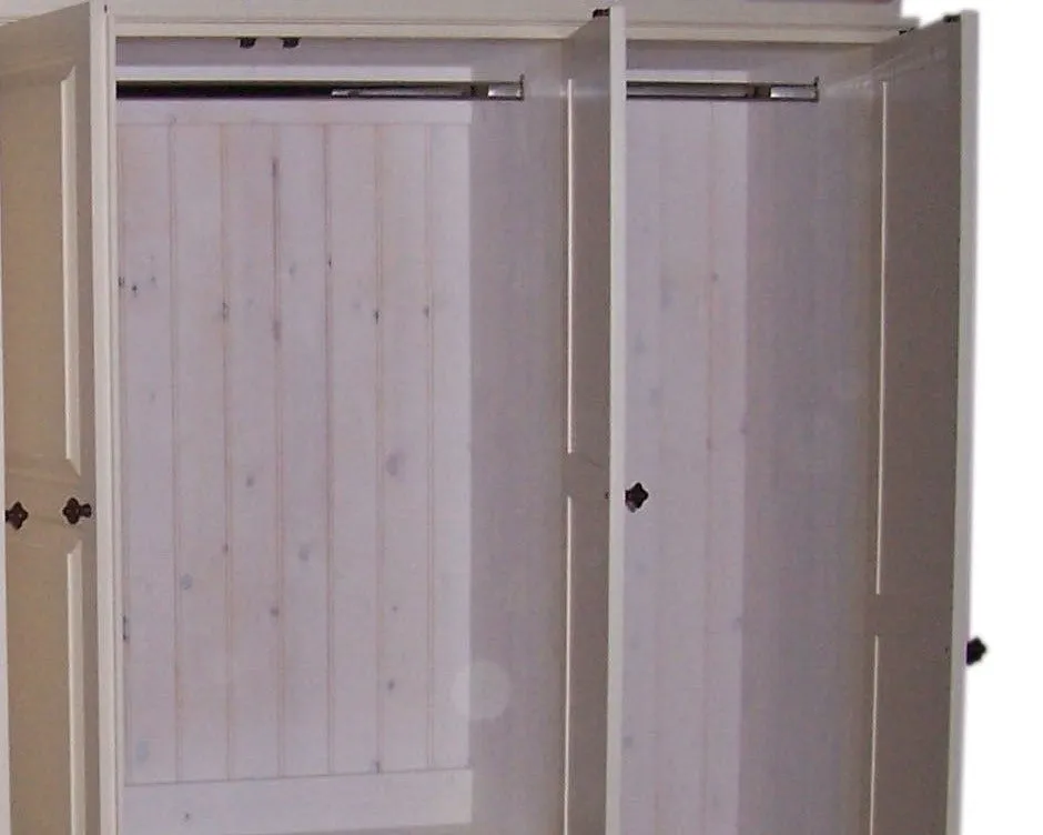 **3 Door Triple Full Hanging Wardrobe