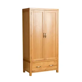 Abbey Light Oak Double Wardrobe