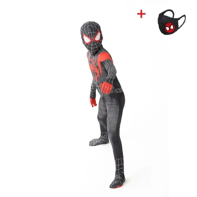 Adult/Kids Spiderman Superhero Costume Bodysuits