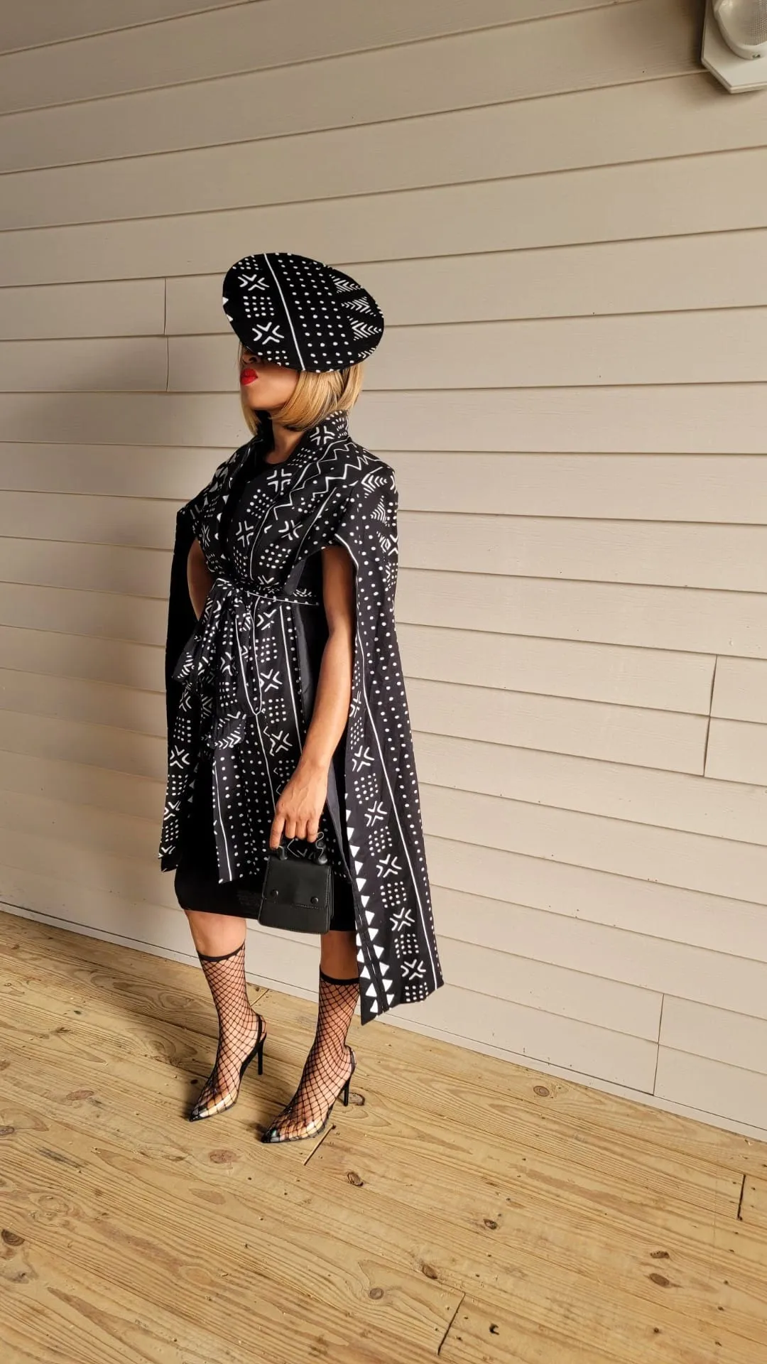 Ankara fashion cape