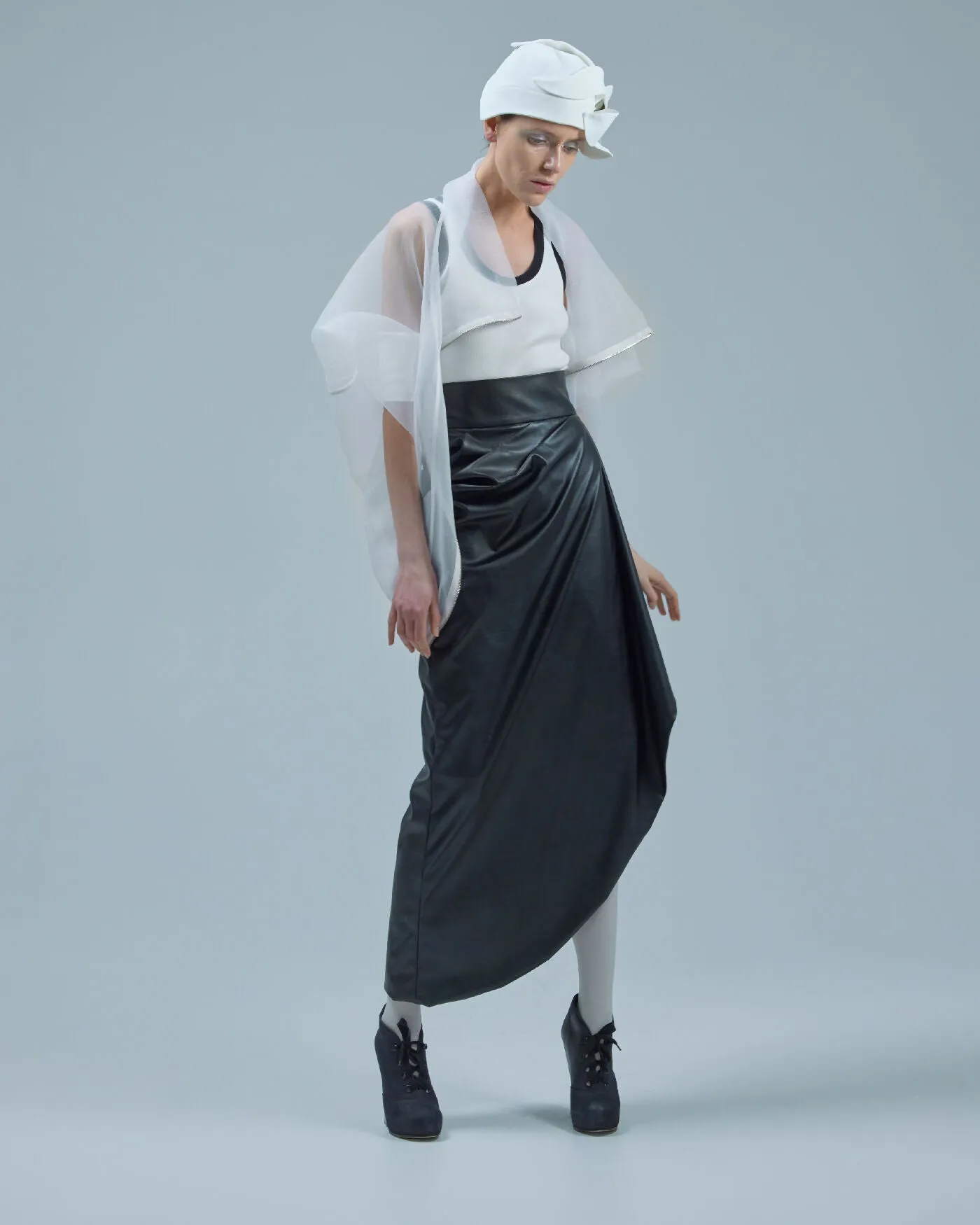 Asymmetrical Midi Skirt