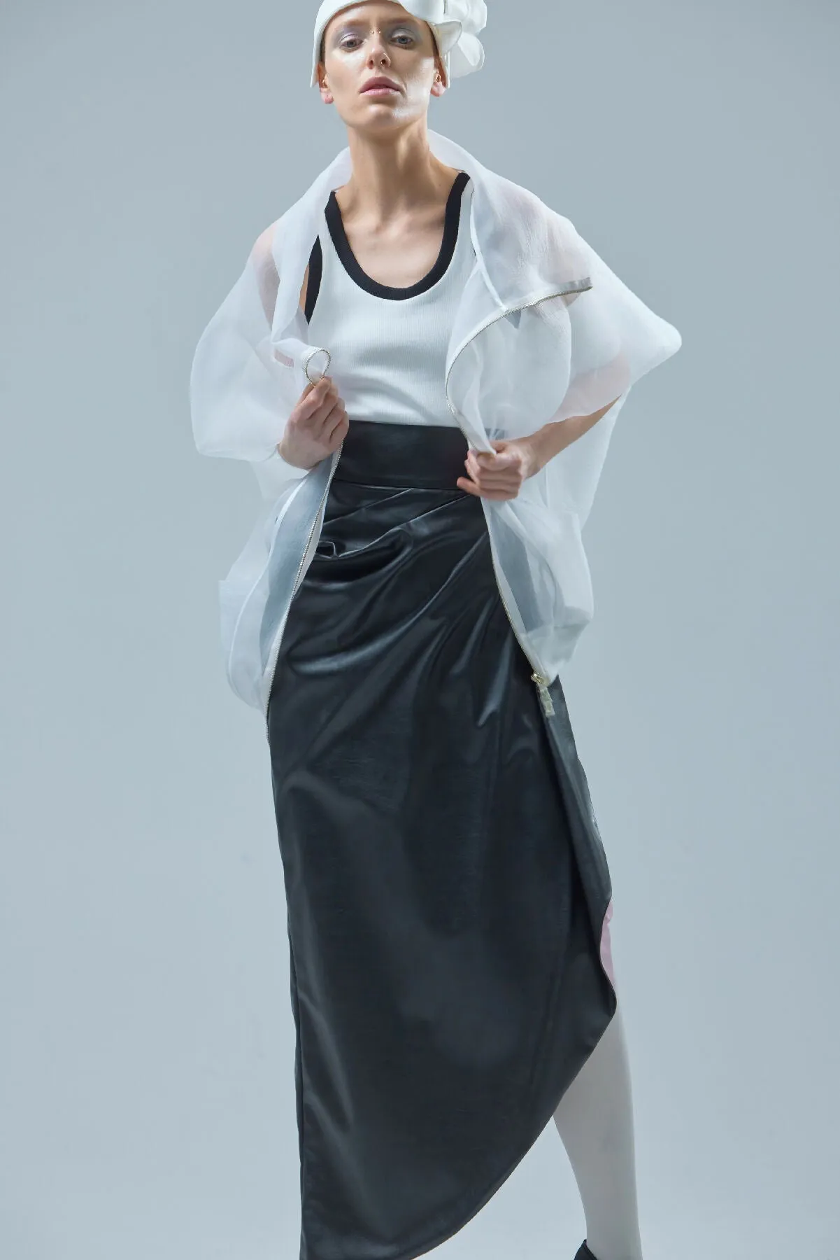 Asymmetrical Midi Skirt