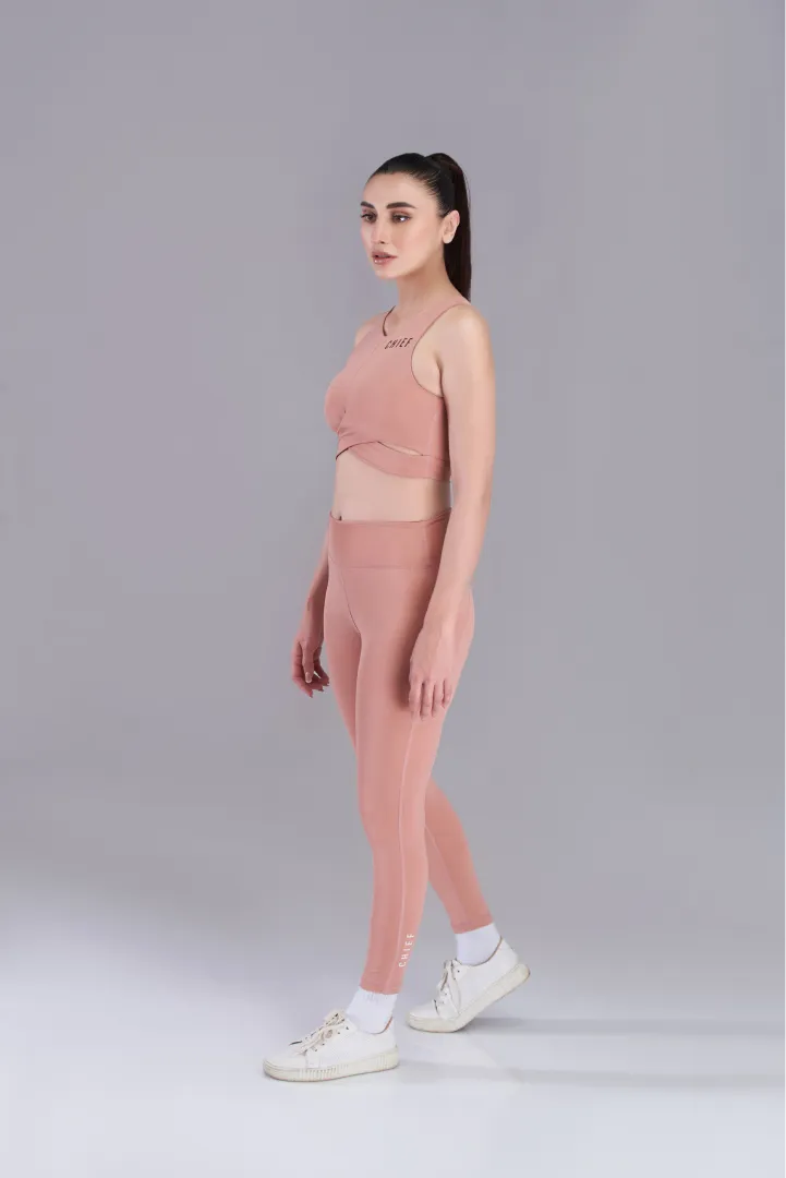 Baby Pink High Waisted Sports Leggings
