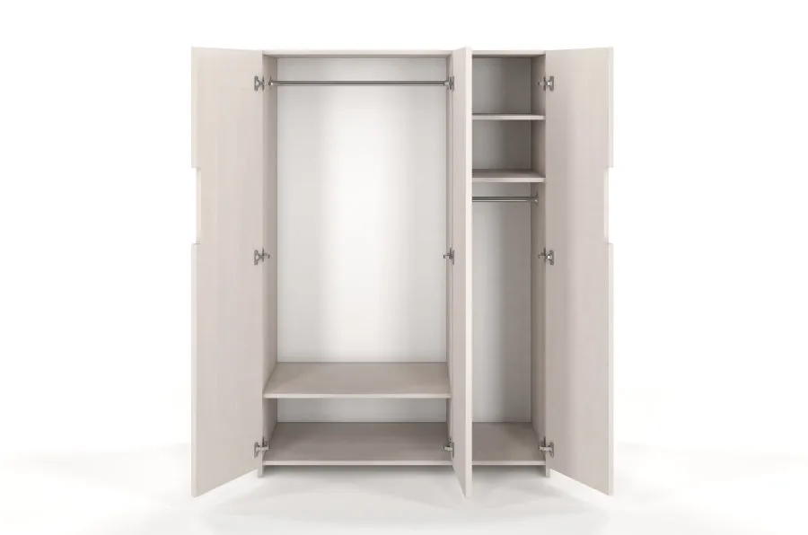 BERGMAN 3 Door Wardrobe - Beech