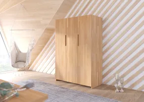 BERGMAN 3 Door Wardrobe - Beech