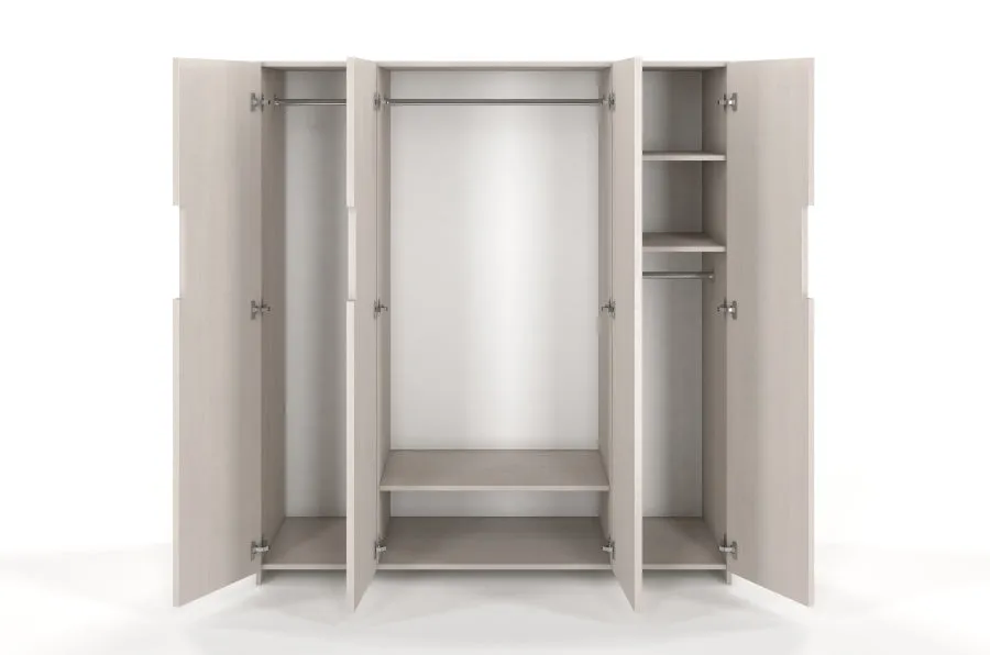 BERGMAN 4 Door Pine Wardrobe