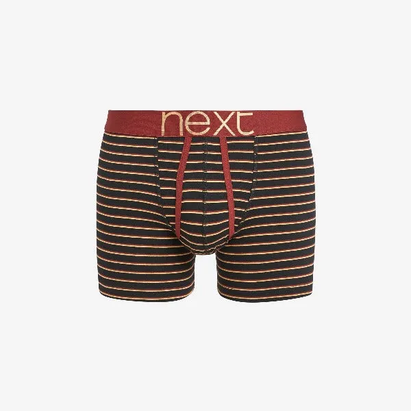 Black / Colour Metallic A-Front Boxers 4 Pack