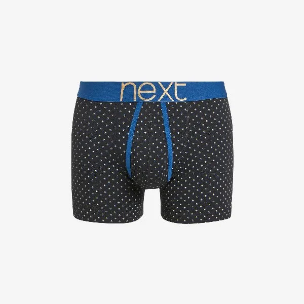 Black / Colour Metallic A-Front Boxers 4 Pack