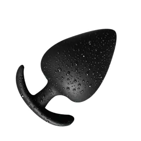Black Silicone Anal Plugs in Three Sizes / Adult Sex Toys for Women and Men