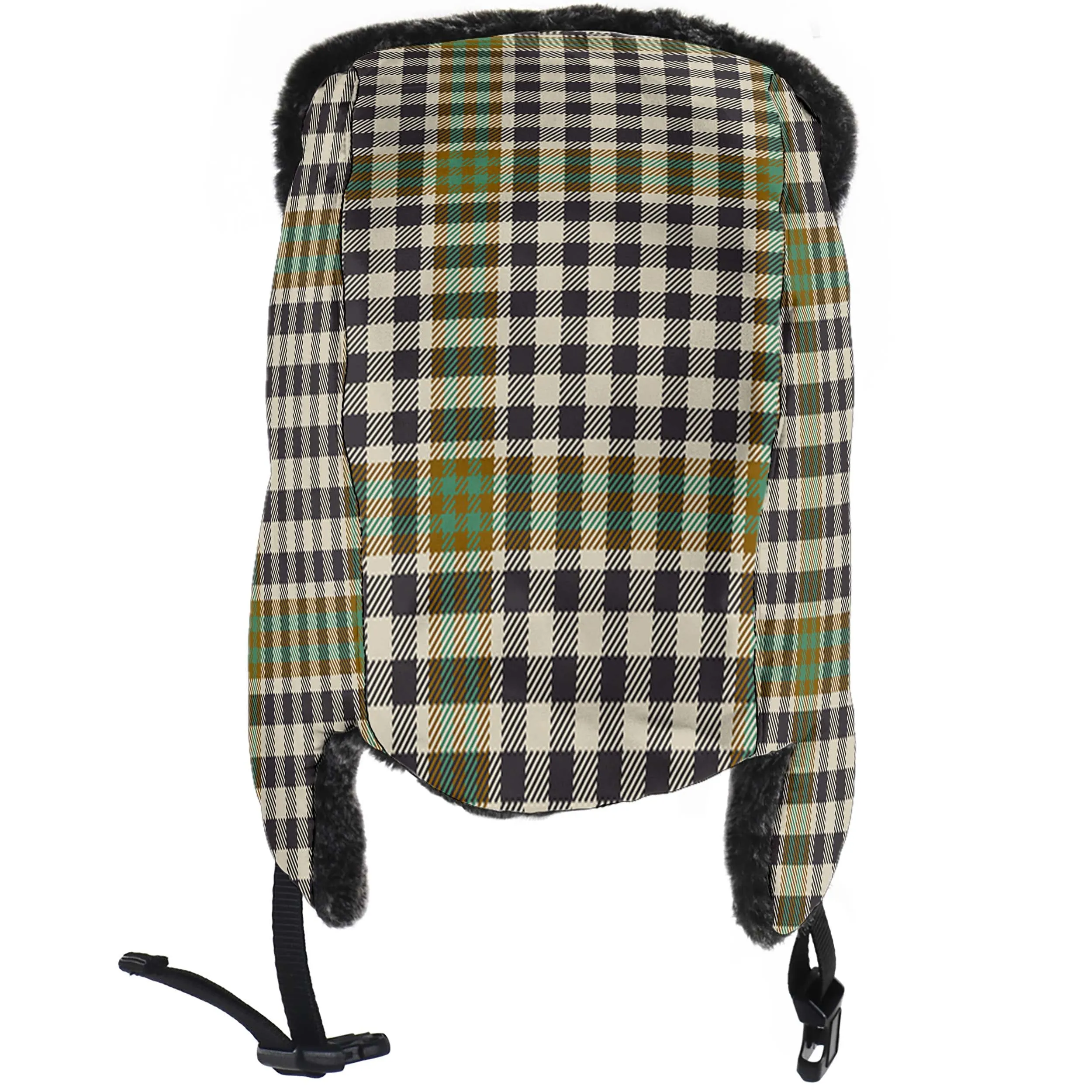 Burns Check Tartan Winter Trapper Hat