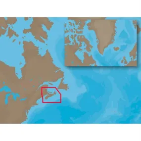 C-MAP NT  NA-C205 - Fundy, Nova Scotia, Pei & Cape Breton - Furuno FP-Card