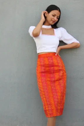 Candy Corn Top and Skirt Set