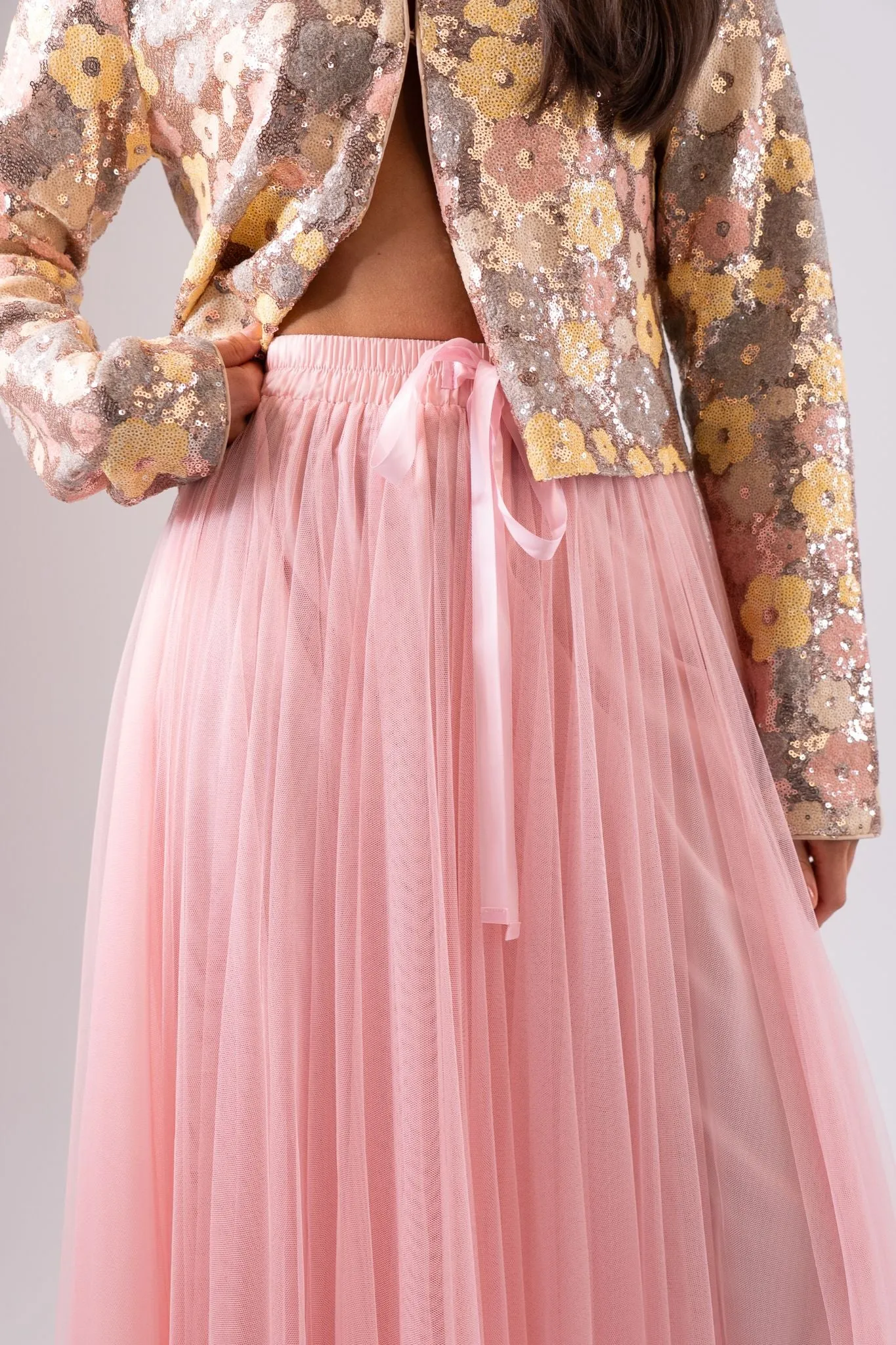 Carolyn Tulle Skirt In Pink