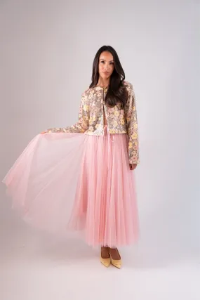 Carolyn Tulle Skirt In Pink