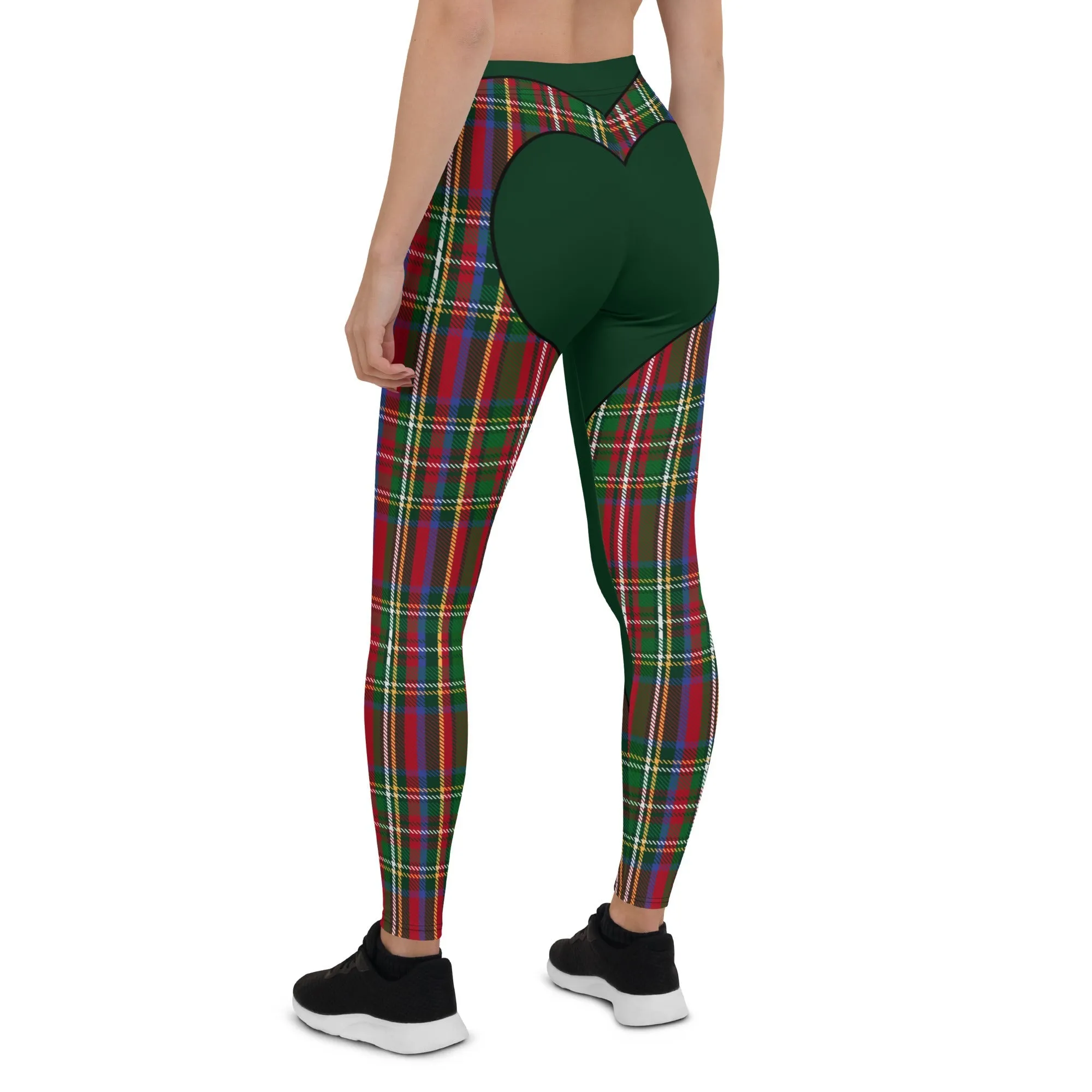 Christmas Heart Shaped Leggings
