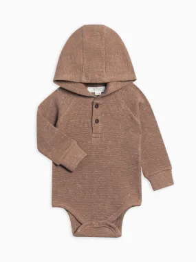 Cole Waffle Knit Hoodie Bodysuit