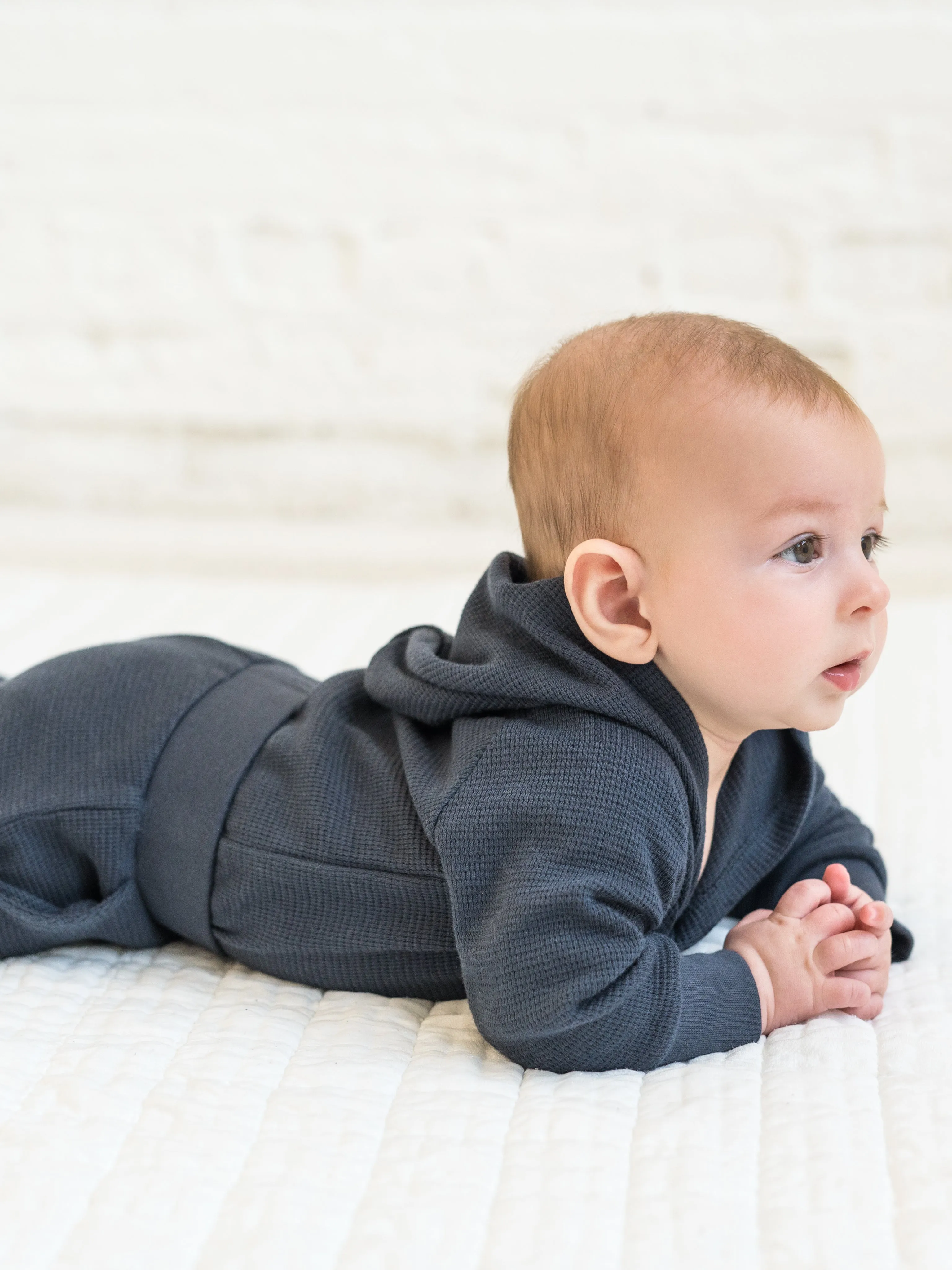 Cole Waffle Knit Hoodie Bodysuit