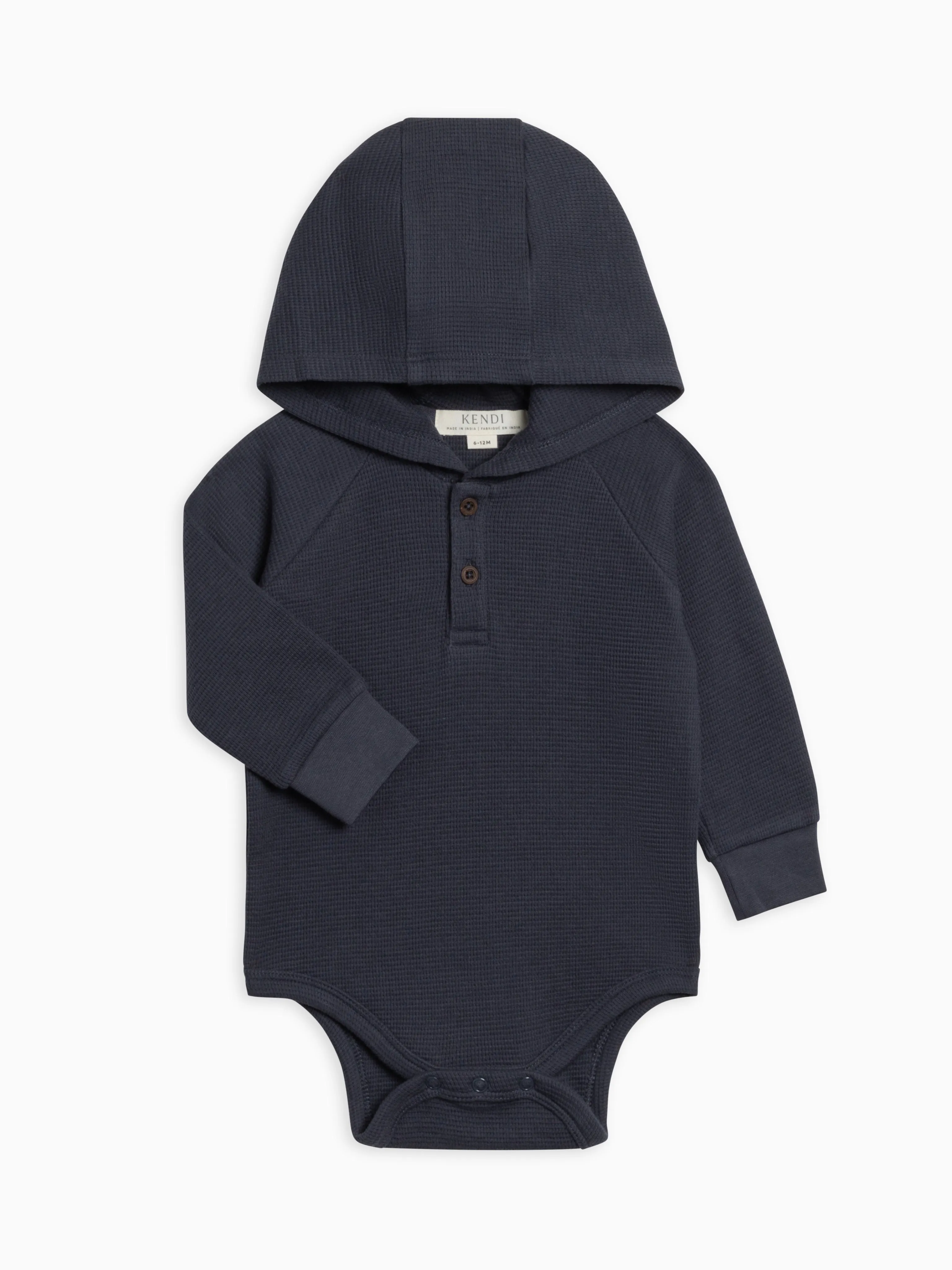 Cole Waffle Knit Hoodie Bodysuit