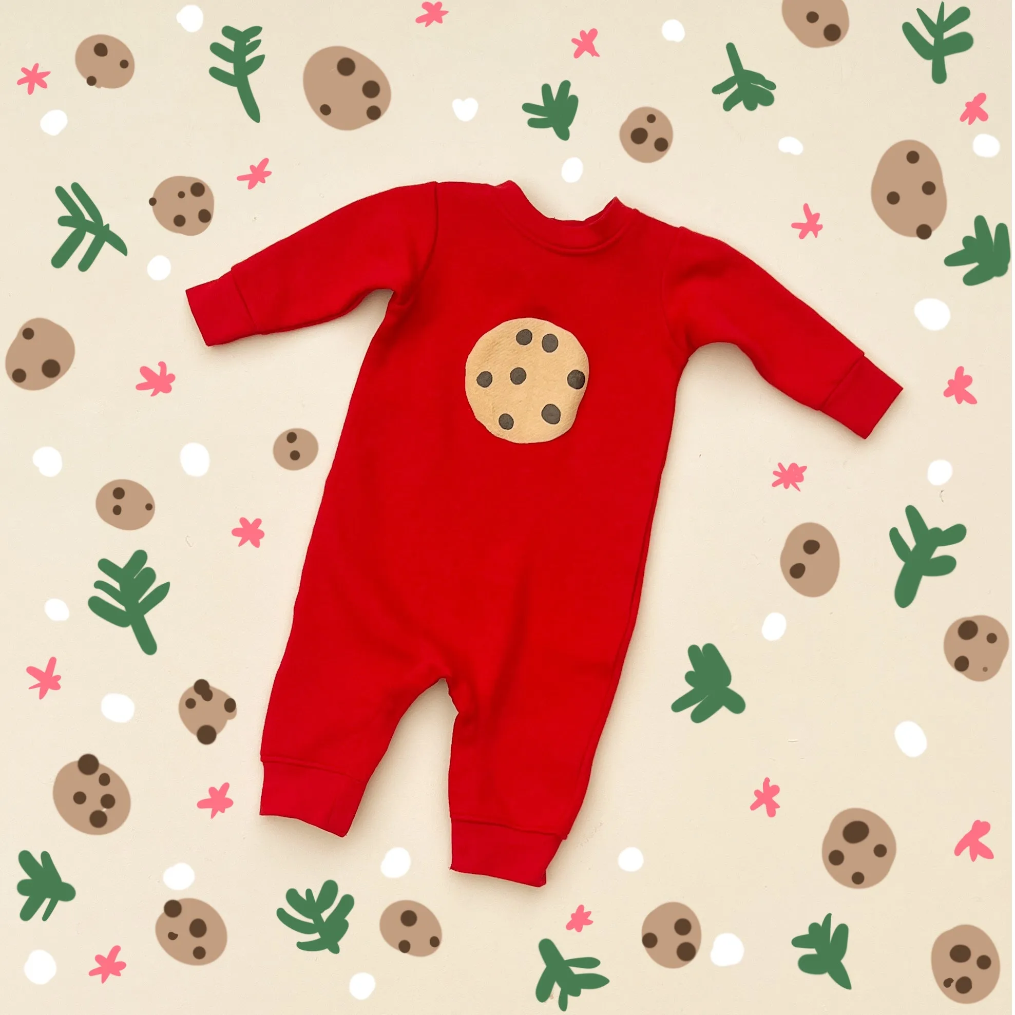 Cookie Fleece Romper