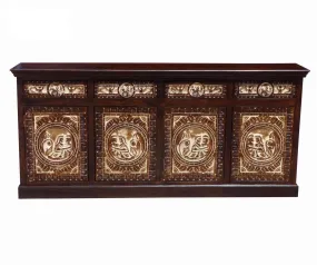 Copy of MADE TO ORDER Maharaja Wooden Wardrobe Cabinet 120x55x200 cm