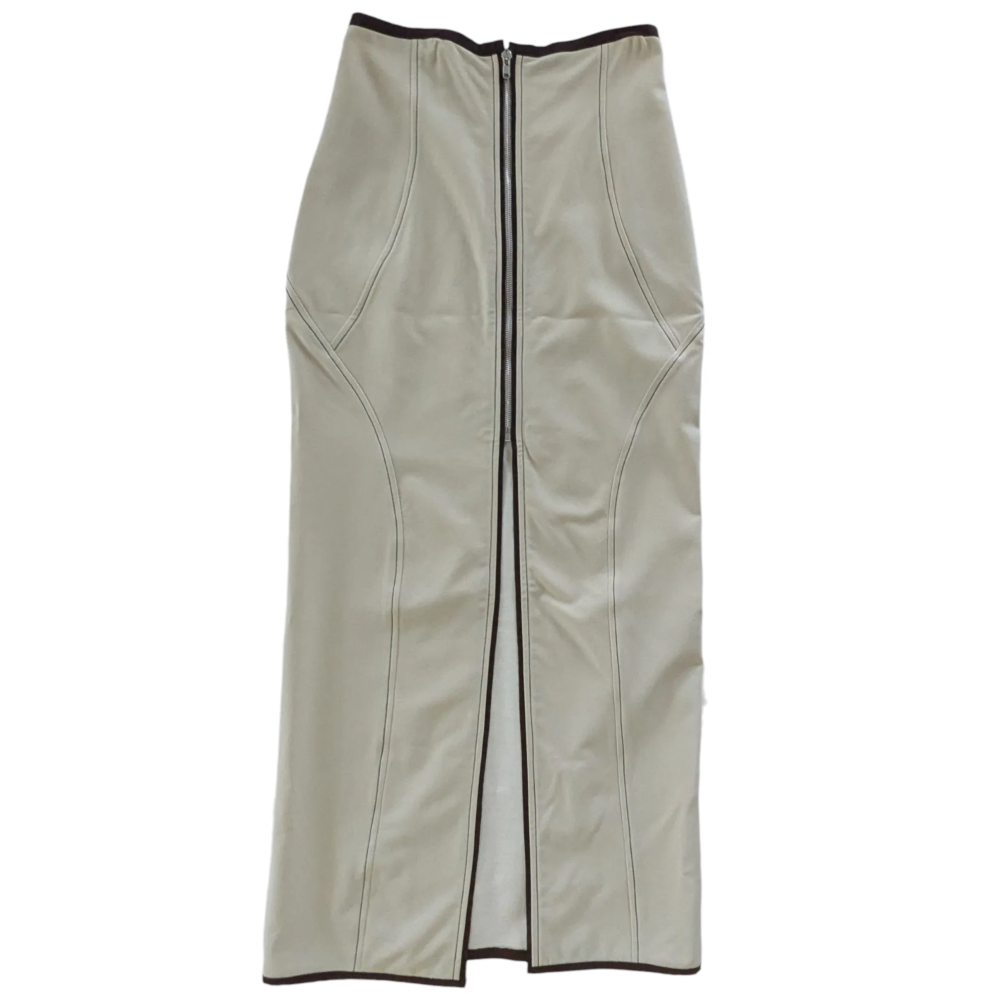 Cream Maxi Pencil Skirt Size Small
