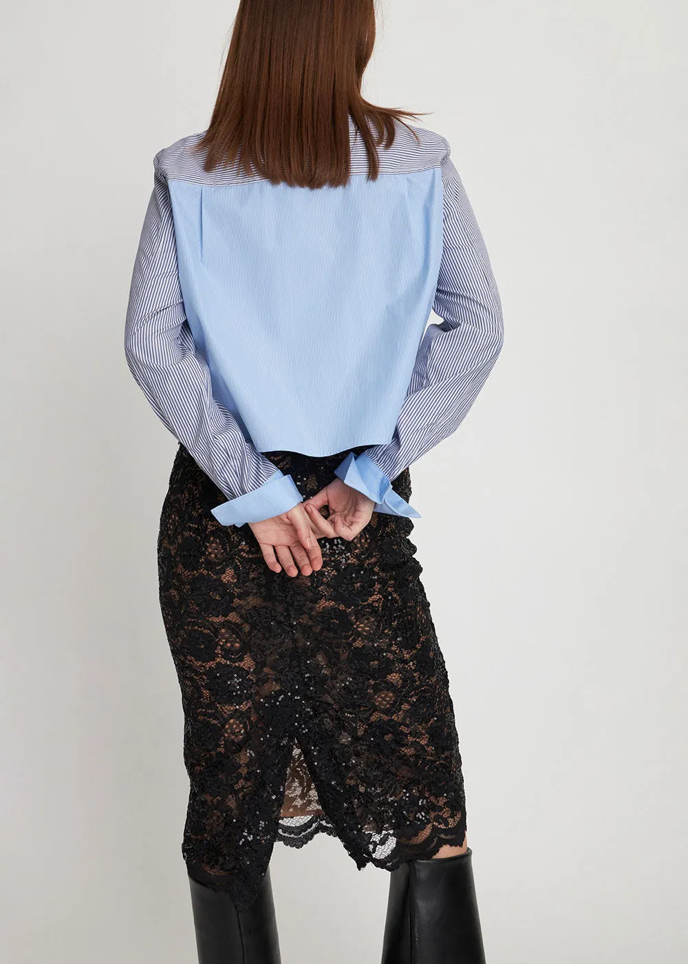 Delicate Lace Pencil Skirt