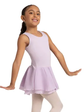 Double Layer Skirt Tank Dress - Girls