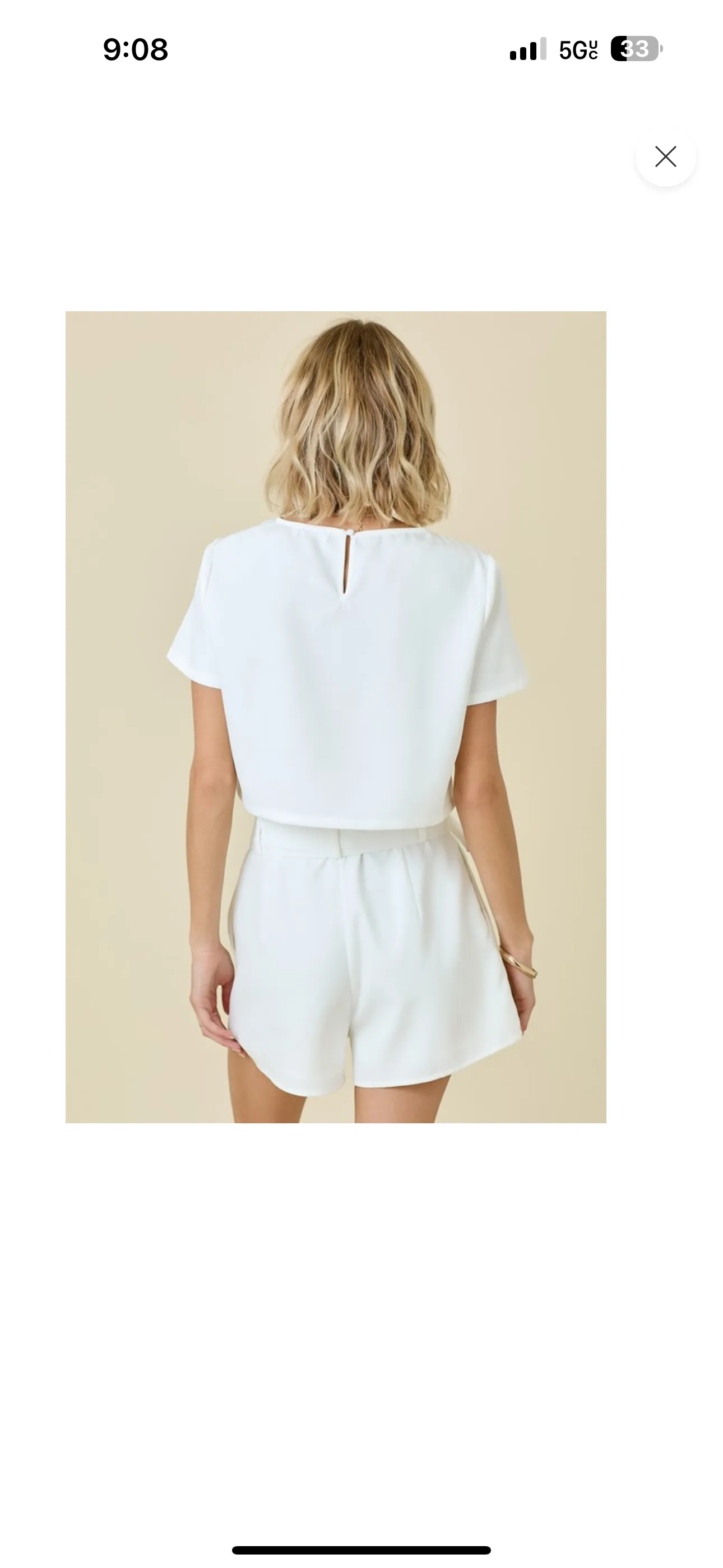 DOUBLE PLEATED SHORTS WITH SELF COVERED BELT