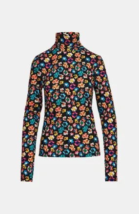 Edonista Printed Turtleneck