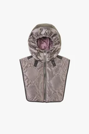 Elements Quilt Zip Hood - Granite / Amethyst