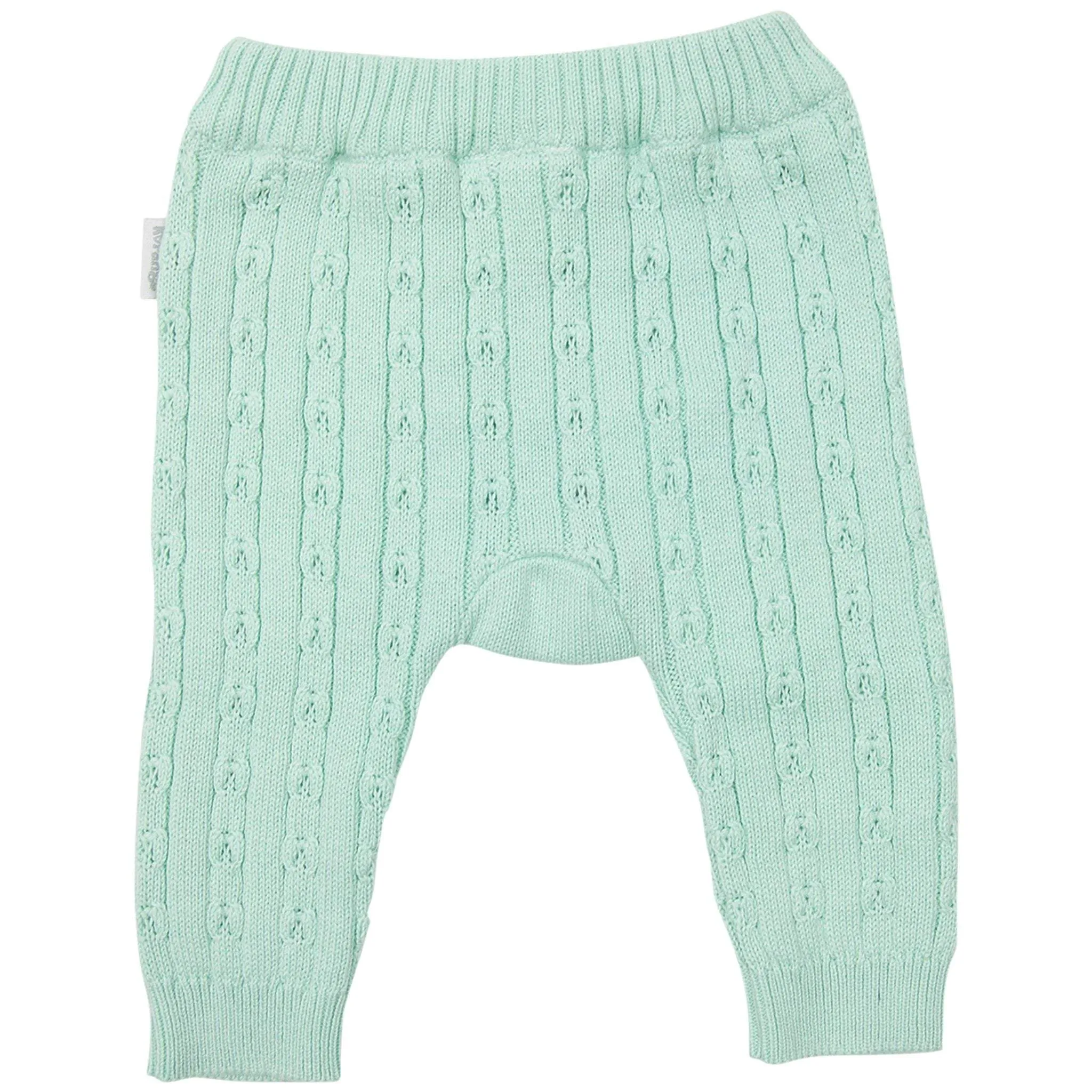 Fine Cable Knit Legging Mint