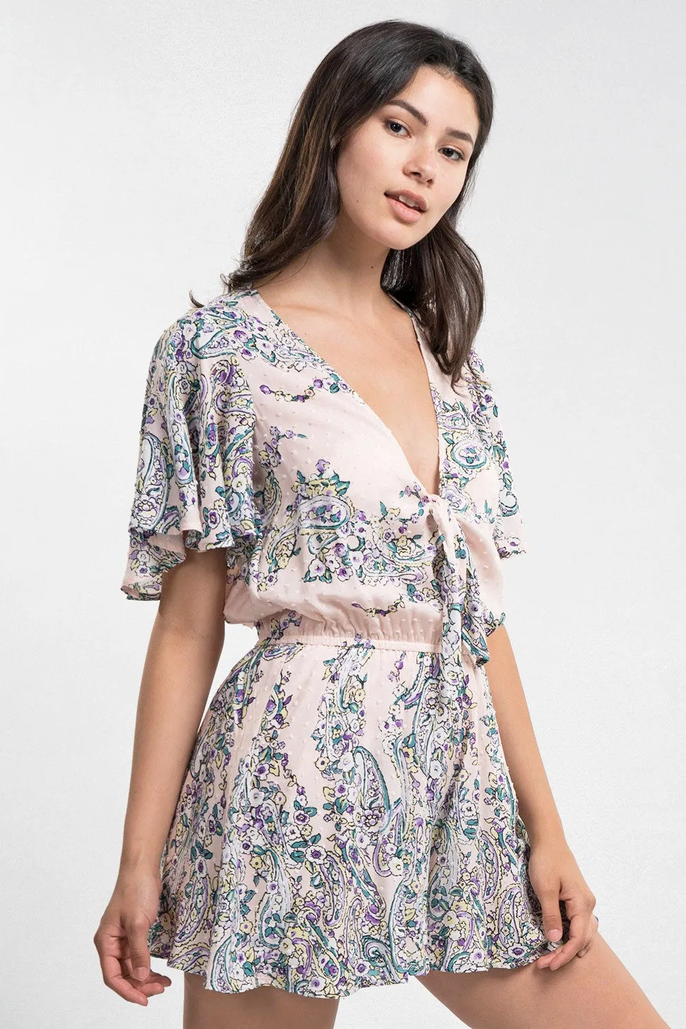 Floral Printed Romper