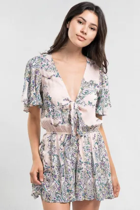 Floral Printed Romper