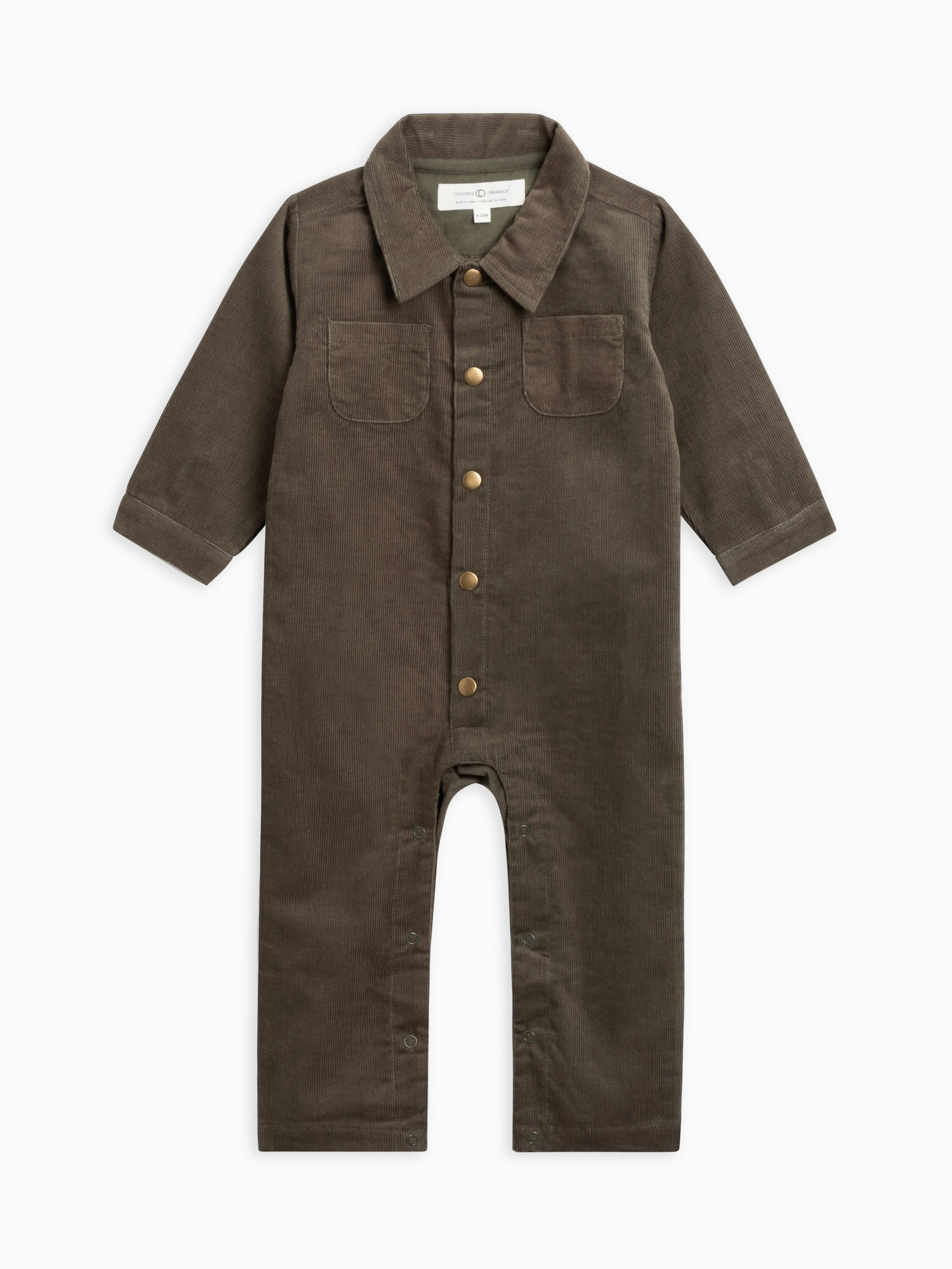 Flynn Corduroy Collared Romper