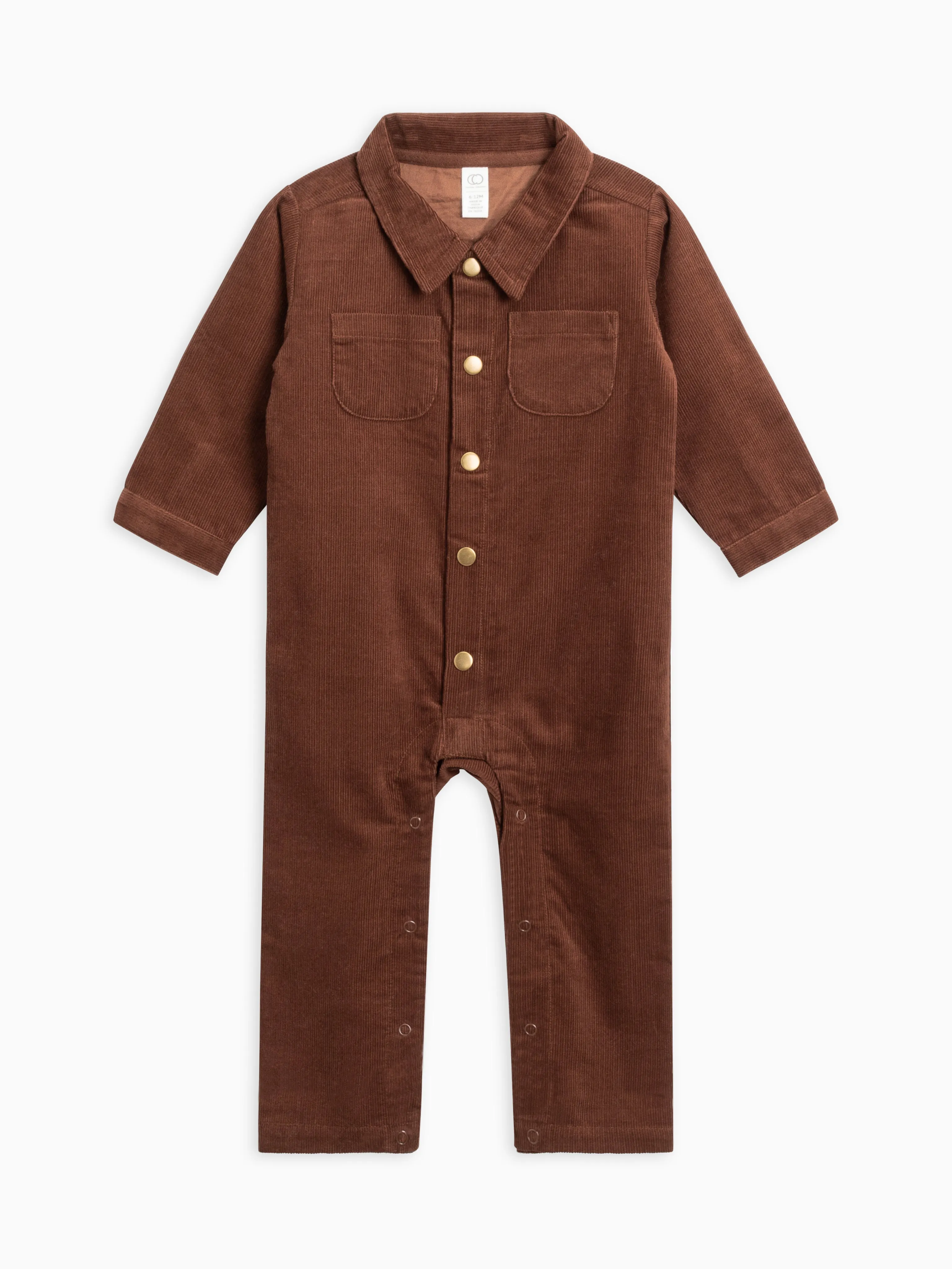 Flynn Corduroy Collared Romper