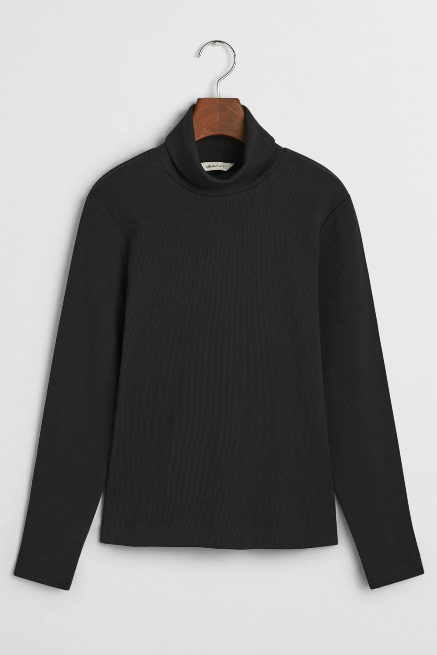 Gant Top Ribbed Turtleneck Slim Fit Black 4200764