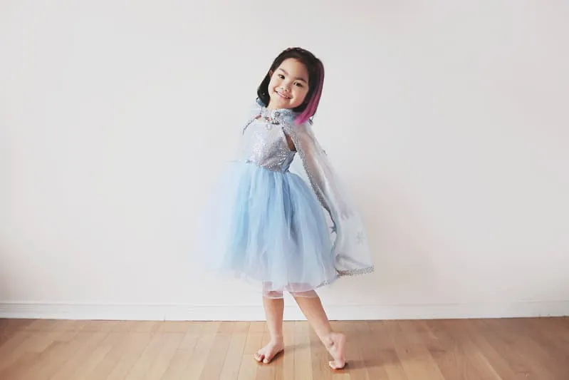 Great Pretenders - Blue Sequin Princess Dress 5-6