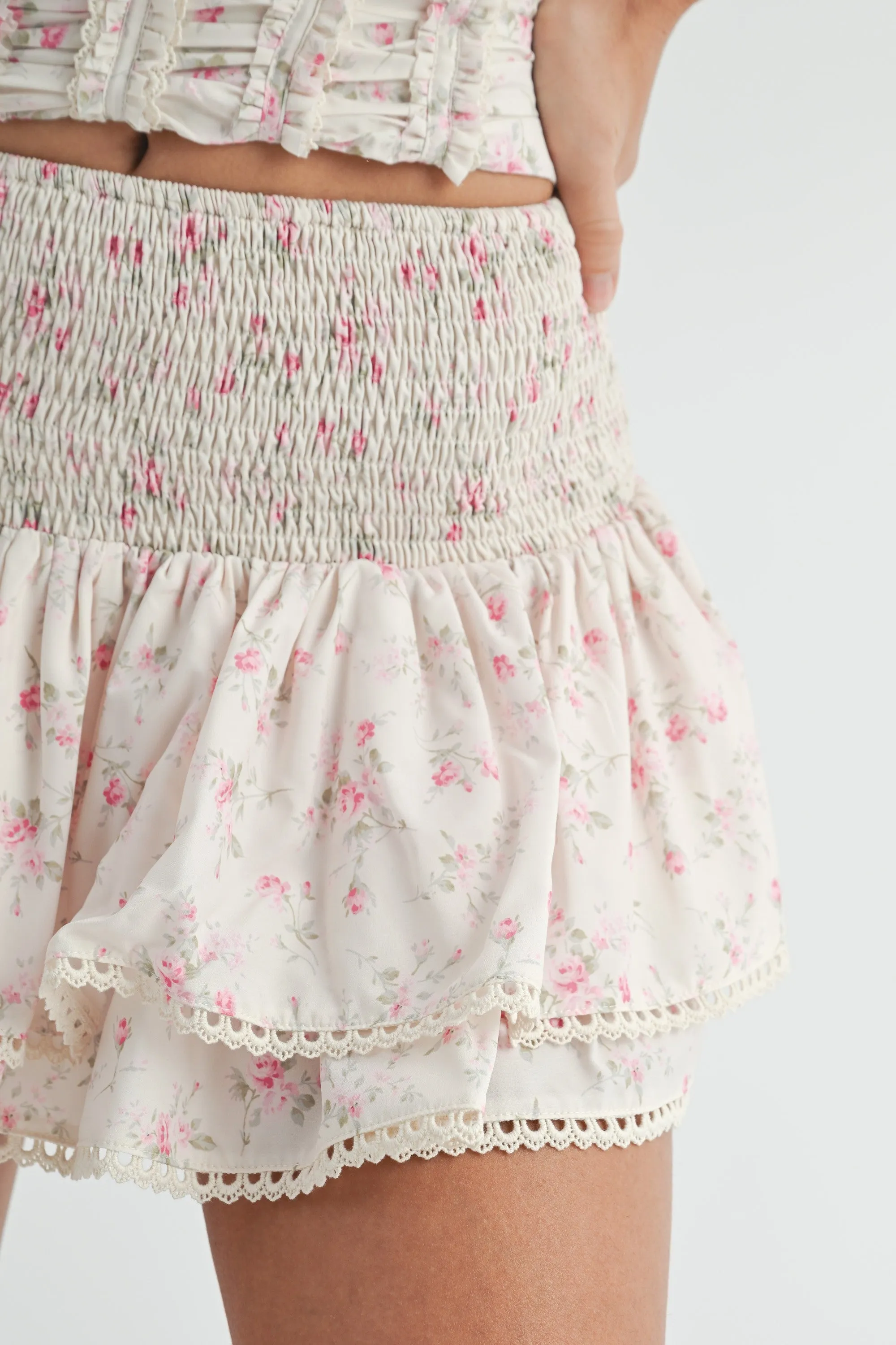 Hillary Lace Mini Skirt