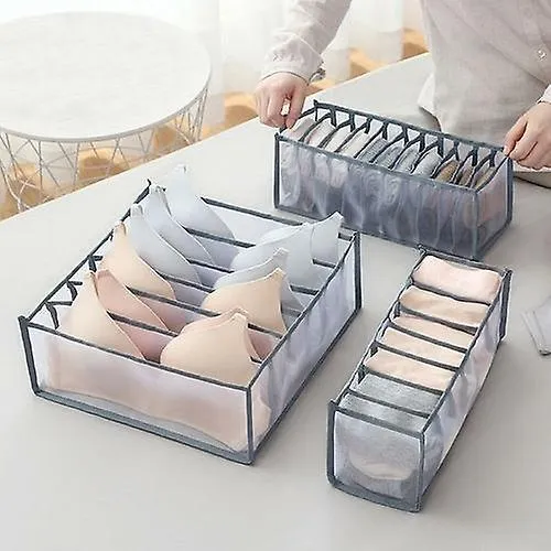 Household Drawer Organizer Inserts Underwear Bra Socks Panty Storage Boxes