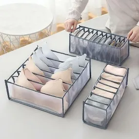 Household Drawer Organizer Inserts Underwear Bra Socks Panty Storage Boxes
