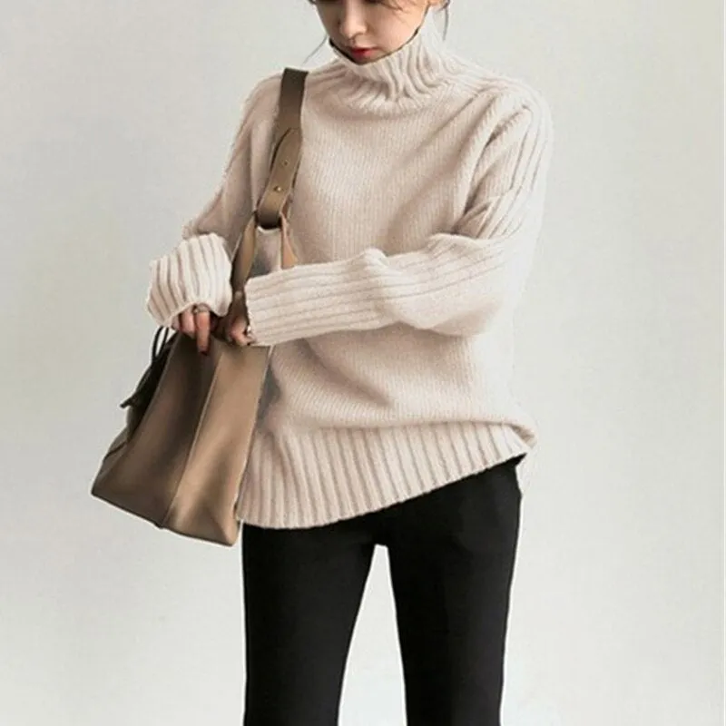 Janna Rollkragenpullover | Bequemer eleganter Damenpullover