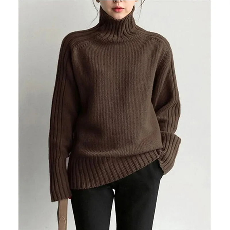 Janna Rollkragenpullover | Bequemer eleganter Damenpullover