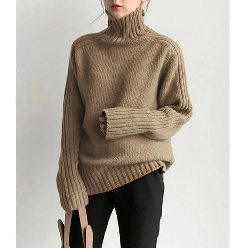 Janna Rollkragenpullover | Bequemer eleganter Damenpullover