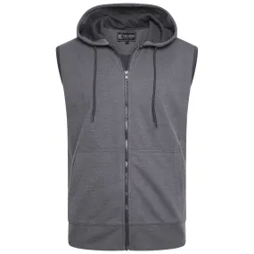 KAM Textured Interlock Zip Thru Gilet