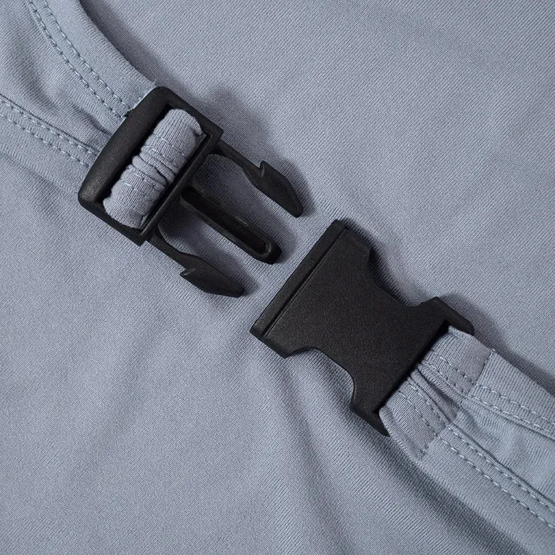 Katarina Buckled Layered Sporty Bodysuit