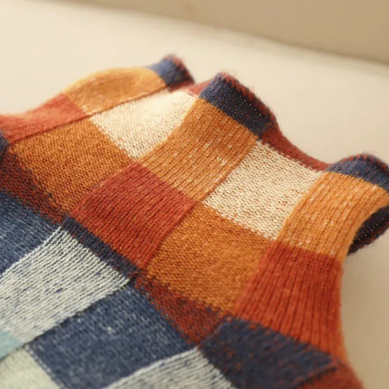 KATY | PATCHWORK TURTLENECK