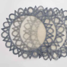 Light Blue Starburst Placemat | Set of 4