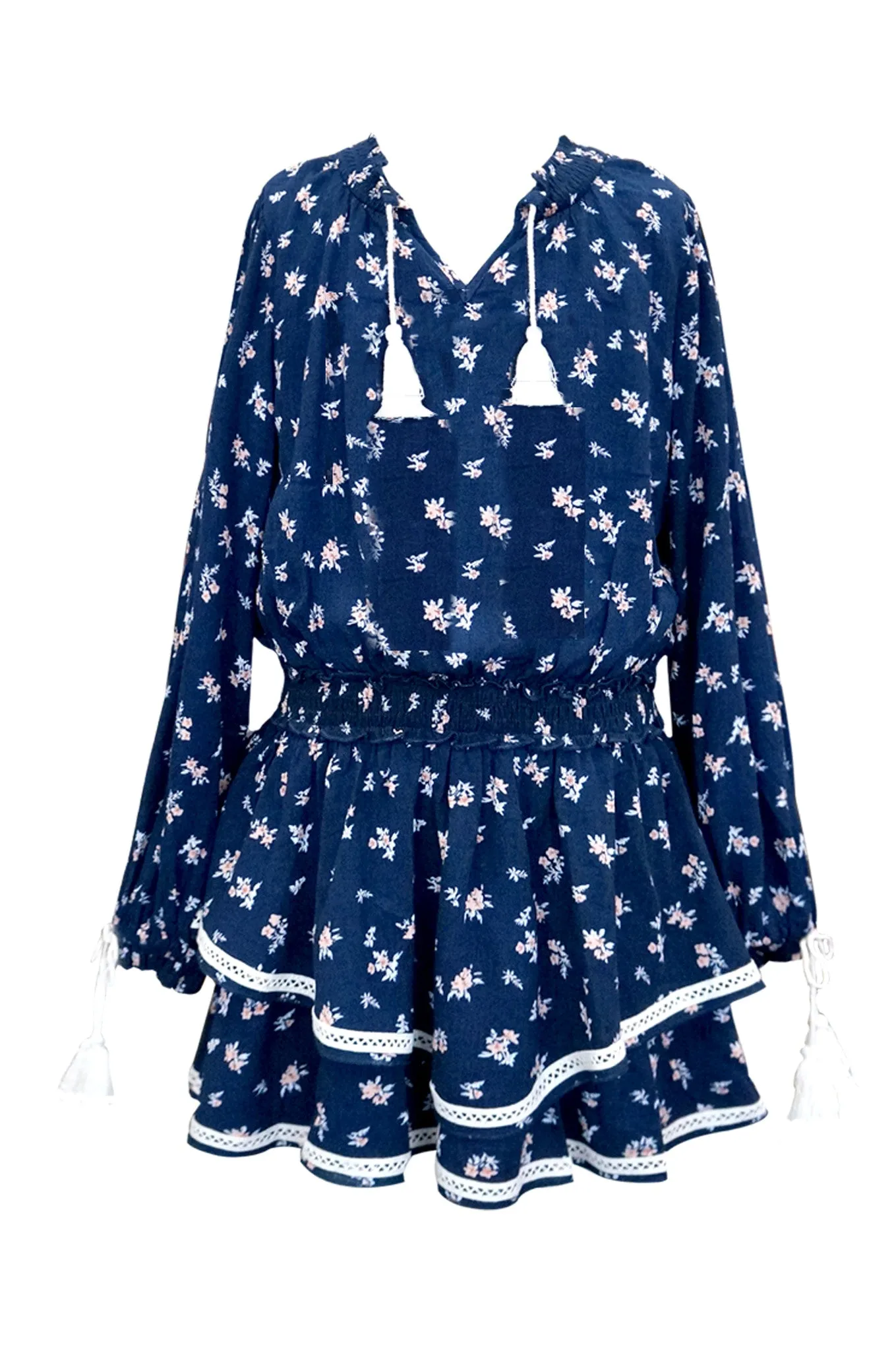 L/S Tassel Dress (R31171)