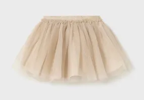 Mayoral Baby Girl Sparkle Tutu Skirt in Gold: Size 6M to 24M